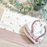 給食袋&ナフキン set ⋆⸜ ⚘ ⸝⋆
